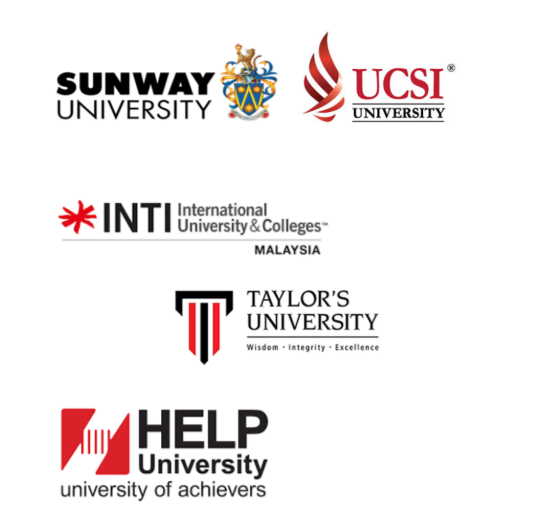 group of malaysia's universities logos
